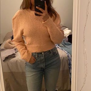 Cute zara crop sweater